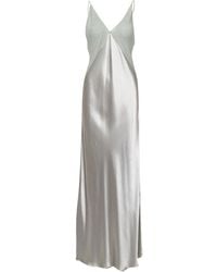 Alberta Ferretti - Jurken Grijs - Lyst