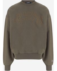 Billionaire - Cotton Sweatshirt With Appliqué Logo - Lyst