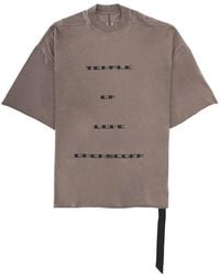 Rick Owens - T Shirt "Tommy T" - Lyst