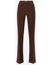 Elisabetta Franchi - Dubbele Crêpe Broek - Lyst
