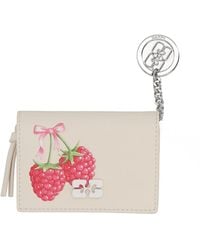 Ganni - Multicolour Recycled Leather Polyurethane Polyester Wallet - Lyst