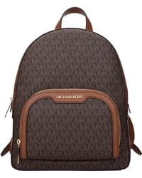 Michael Kors - Brown Fabric Backpack - Lyst