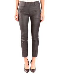 Dondup - Prince Of Wales Patterned Stretch Viscose Blend Trousers - Lyst