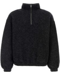 Jil Sander - Slate Wool-Blend Sweatshirt For - Lyst