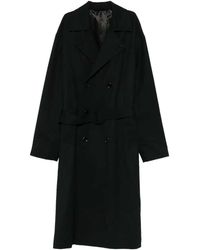 Lardini - Jas Met Dubbele Rij Knopen En Riem - Lyst
