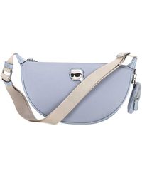 Karl Lagerfeld - Kentucky Lichtblauwe Schoudertas - Lyst