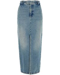 ARMARIUM - Denim Lula Skirt - Lyst