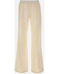 Golden Goose - Cream Jogger With Side Pockets And Logo Bands - Lyst