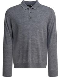Vince - Merino Wool Polo Shirt - Lyst