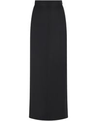 Maison Margiela - Virgin Wool Maxi Trouser Skirt - Lyst