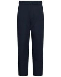 Thom Browne - Carpenter-broek Met Afneembare Riem In Kreukvrij Katoenen Pak - Lyst