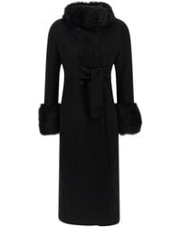 Valentino Garavani - Double Breasted Coat Coats And Trench Coats - Lyst