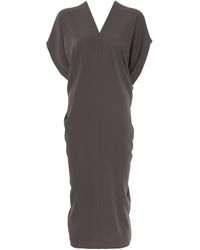 MM6 by Maison Martin Margiela - Gedrapeerde Jurk - Lyst