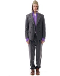 LC23 - Gessato Gray Blazer - Lyst