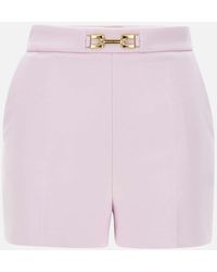 Elisabetta Franchi - Leichte Stretch-Crêpe Babyrosa Shorts - Lyst