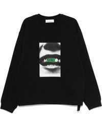 Oamc Peacemaker - Loose Fit Crewneck Smile Print - Lyst