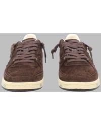 Premiata - Perforated Contrasting Sole Suede Sneakers - Lyst
