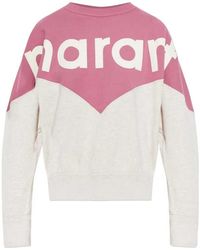 Isabel Marant - Houston Sweatshirt With Color Block Design - Lyst