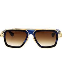 Dita Eyewear - Aviator Sunglasses Dts403 A 03 Blu Gld - Lyst