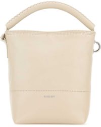 Burberry - Ivory Leather Handbag - Lyst