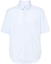 Thom Browne - Shirt Met Korte Mouwen - Lyst
