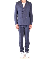 Lardini - Traje Azul - Lyst