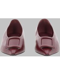 Roger Vivier - Pointed Ballerina Flats Leather - Lyst