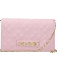 Love Moschino - Pochette Donna Poliuretano Rosa/Rosa Cipria - Lyst