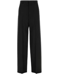 Balenciaga - Wool Wide-Leg Pant - Lyst