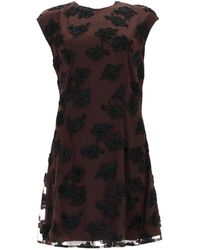 ROTATE BIRGER CHRISTENSEN - Embroidered Sleeveless Mini Dress - Lyst