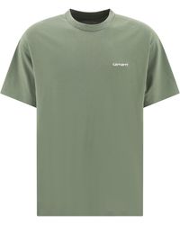 Carhartt - Camiseta de bordado de script "wip carhartt" - Lyst