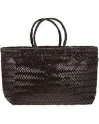 Dragon - Triple Jump Small Woven Leather Bag - Lyst