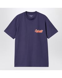 Carhartt - T-shirt Spill Aura Marine / S - Lyst