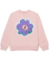 Marni - Sweatshirt With "Flower" Logo - Lyst