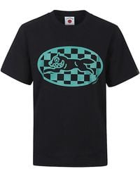 ICECREAM - Checker Running Dog T Shirt - Lyst