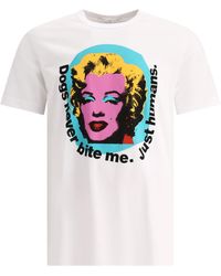 Comme des Garçons - Comme des Garçons Hemd "Andy Warhol" T -Shirt - Lyst