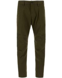 DSquared² - Olive Green Stretch Cotton Chino Pant - Lyst