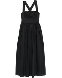 Matteau - Sleeveless Cotton Midi Dress - Lyst