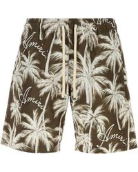 Amiri - Printed Swim Shorts - Lyst