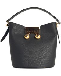 Marni - 'Trunkaroo' schwarzer Lear -Tasche - Lyst
