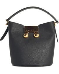 Marni - 'Trunkaroo' schwarzer Lear -Tasche - Lyst
