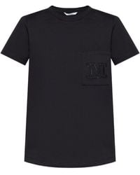 Max Mara - Cotton T-Shirt With Logo - Lyst