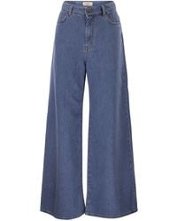Weekend by Maxmara - Wkdvega Wide Leg Denim Jeans - Lyst