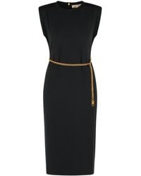 Michael Kors - Black Polyester Mischkleid - Lyst