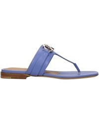 Ferragamo - Rikis Flip Flops/Lilac Leather - Lyst