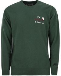 Mc2 Saint Barth - Its Wine O Clock Wool And Cashmere Blend Sweater - Lyst