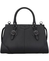 John Richmond - Borse A Mano Donna Poliuretano Nero - Lyst