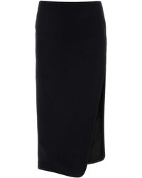 Ann Demeulemeester - Felt Oline Skirt - Lyst