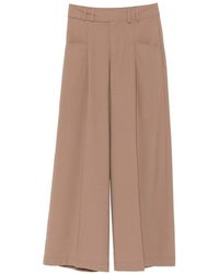Closed - Wool Blend Trousers - Lyst
