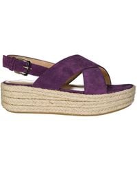 Sergio Rossi - Leather Espadrilles - Lyst